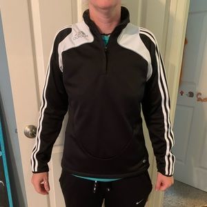 Adidas black track jacket